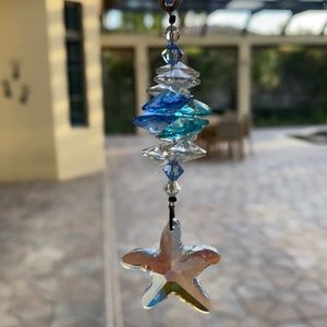 Swarovski Crystal Fan Pull